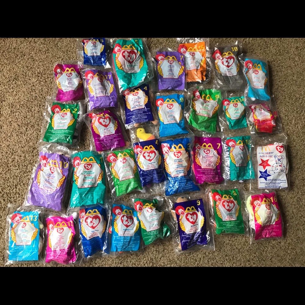31 Ty beanie babies